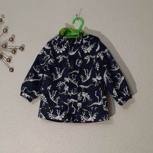 Carters blue dinosaur  rain jacket size 18 months